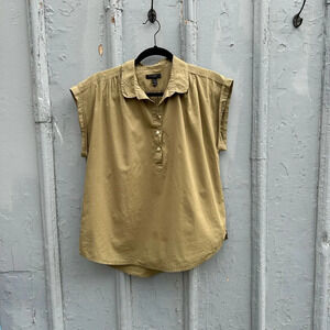 J Crew Collared  popover shirt, size M